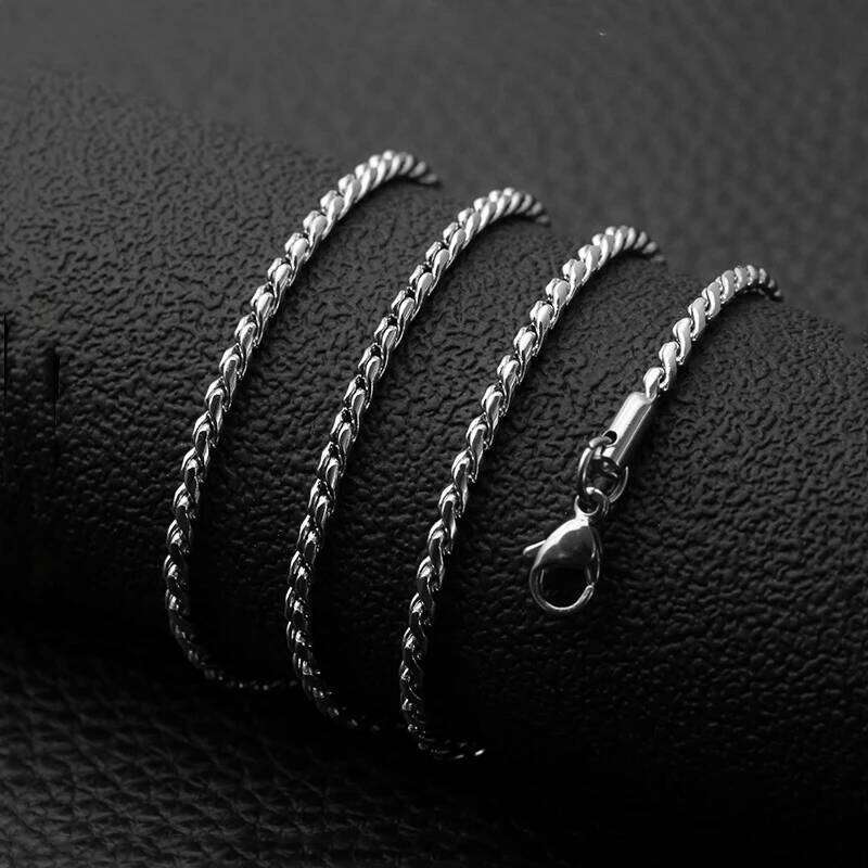 Fashion Stainless S-shaped Chain Titanium Steel Necklace Men's New Jewelry Gift Hot Sale H260312