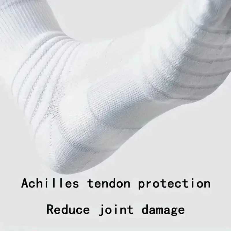 3 Pairs Mens Performance Athletic Crew Socks Comfort Fit Cushion Breathable Socks for Outdoor Running Hiking Sports D260313