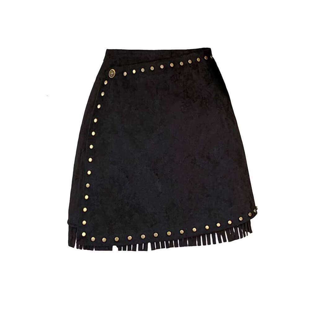 2025 New Asymmetrical Hem Suede A-Line Skirts for Women, High Waist Pencil Mini Skirt with Trendy Fall Winter Style Z260314