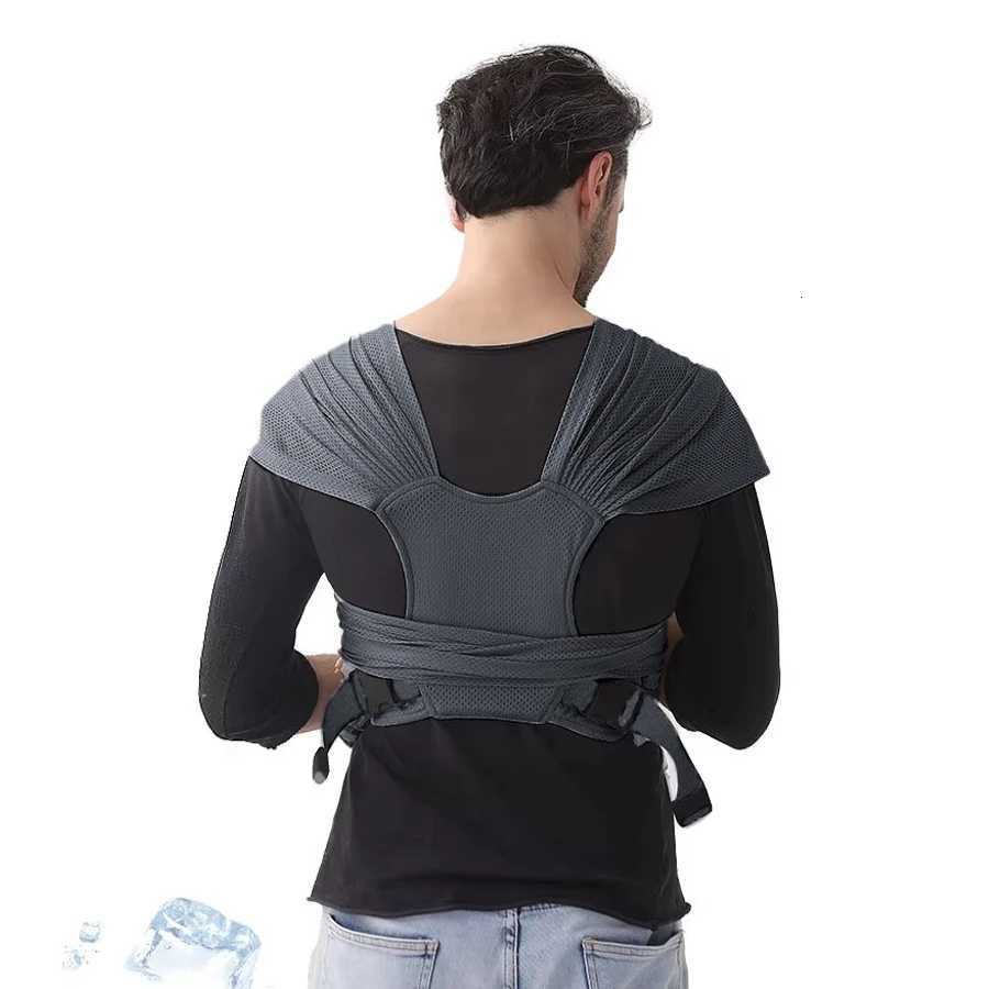 Adjustable Baby Carrier with Breathable Cotton And Mesh Fabric for Both Mother And Baby Comfortable Soft Babywearing Wrap X260313