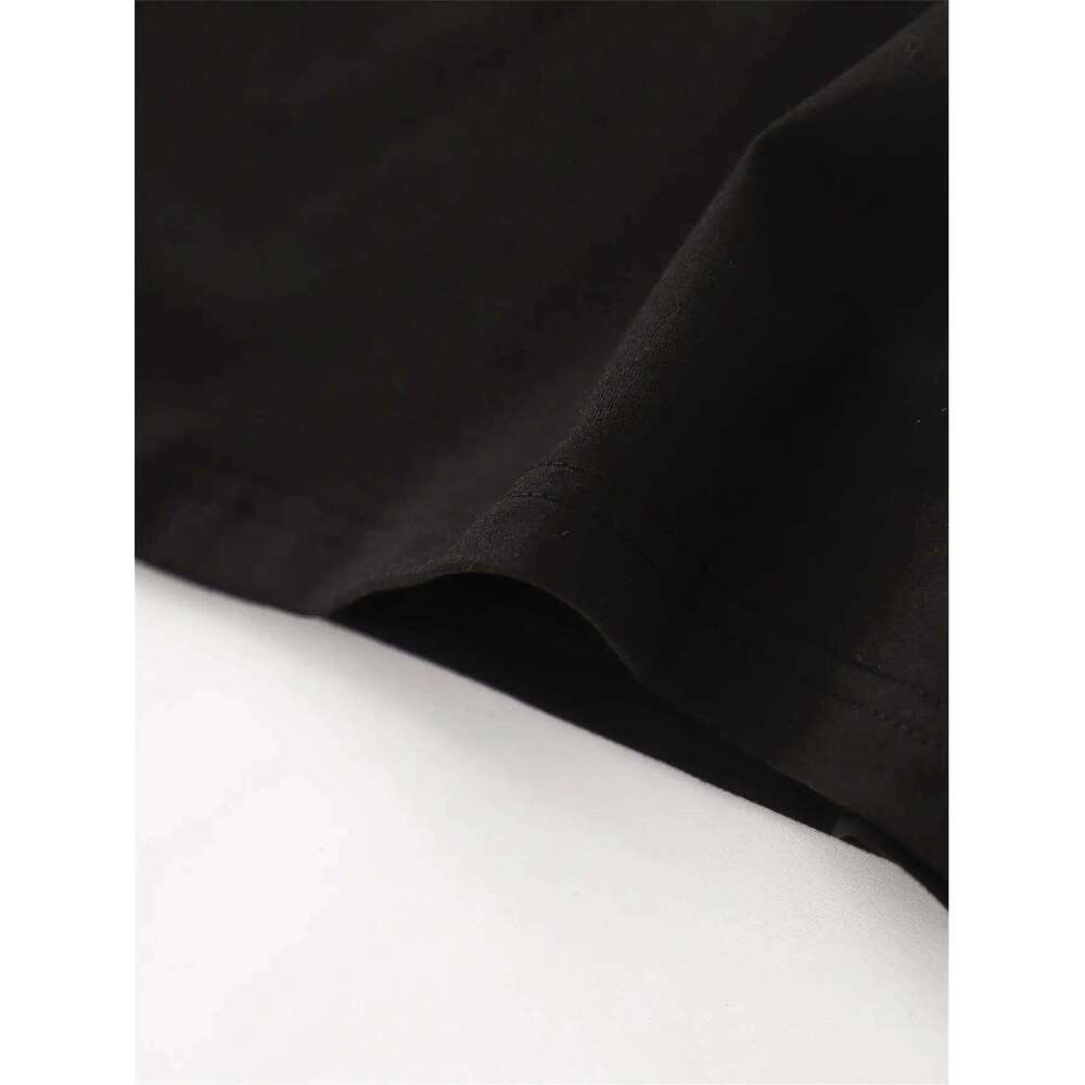 Women's Stretchy Crew Neck T-Shirt Slogan Print Casual Elastane-Blended Top for Various Occasions Z260314