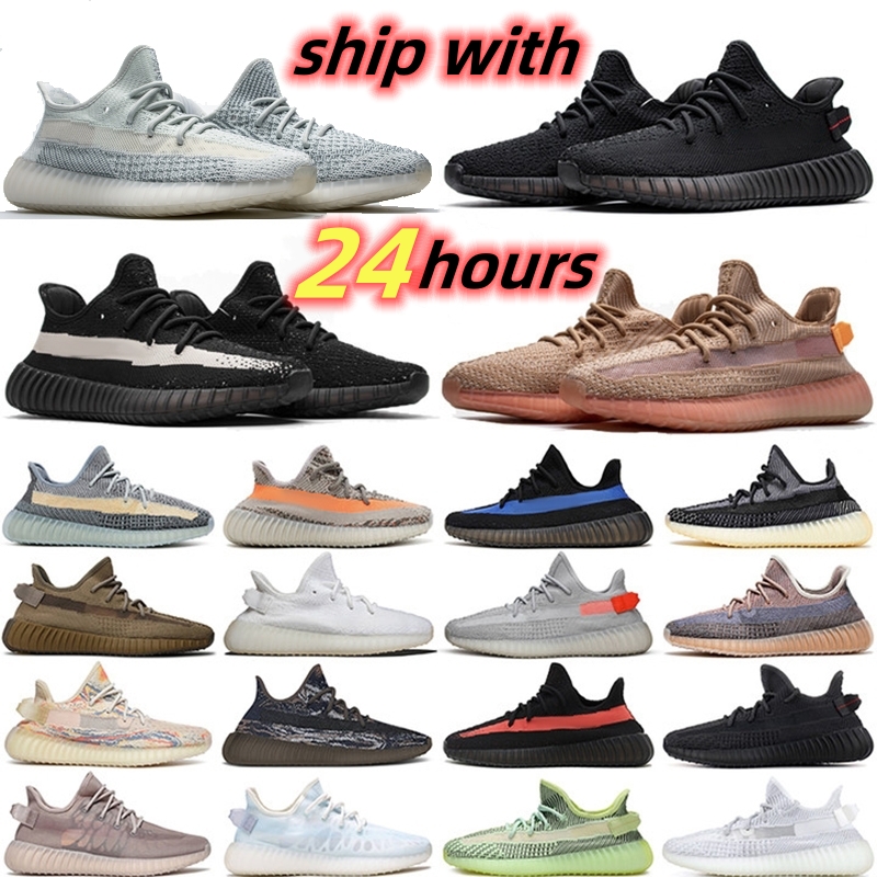 Designer running shoes mens womens outdoors sneakers trainer summer official activity black reflective yecheil tail light cloud white static bone bred dark salt