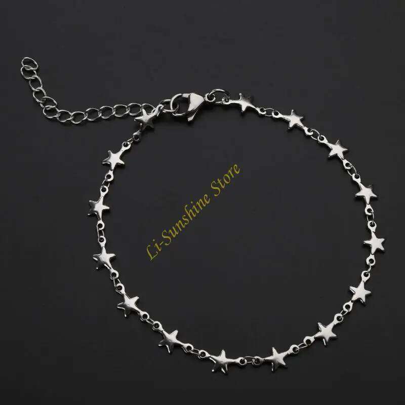 Five-pointed Star Fashion Charm Chain Bracelet Statement Jewelry QX2F Z260313