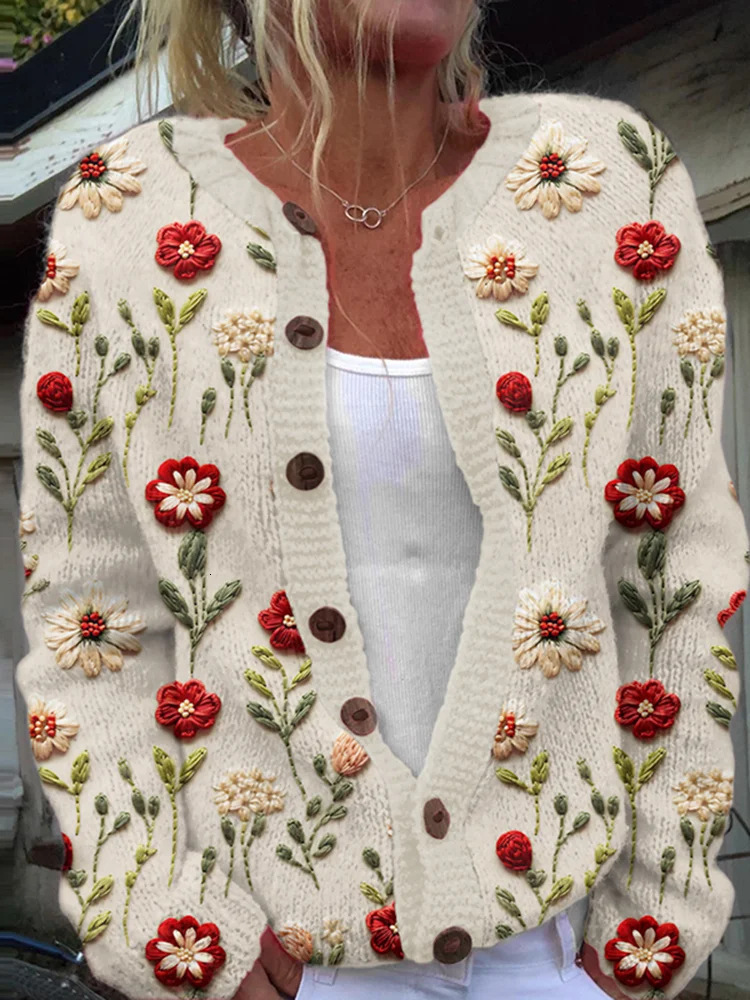 Luxury Brand Designer Clothes New Cross-Border 3D Creative Animal Print Pattern Autumn Stylish Versatile Cardigan For European And American Women'