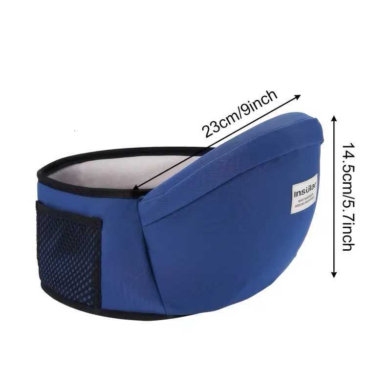 1 Piece Baby Carrier Waist Belt Baby Walking Stool Baby Hip Seat with Cushioned Waist Belt Polyester Fiber Multiple Colors Available Black Blue Beige 