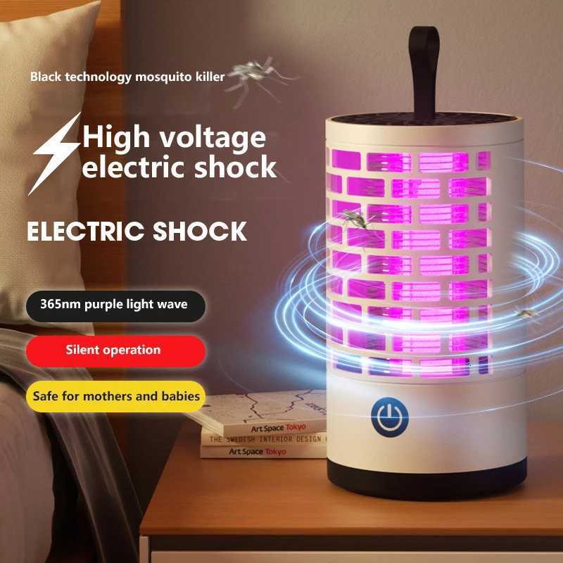 2026 New Portable Electric Mosquito Killer Lamp Rechargeable Household Electronic Mosquito Trap Safe Silent For Bedroom Camp H260313