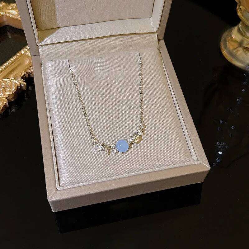 2025 Pearl for Women, High-End Versatile Elegant Butterfly Titanium Steel Clavicle Chain, Internet Celebrity Style Necklace H260312