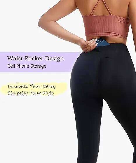 Women's Compression Yoga Pants Butt Lifting Leggings Seamless High Rise Slim-Fitting Stretchy Workout Gym Casual 26Y0313