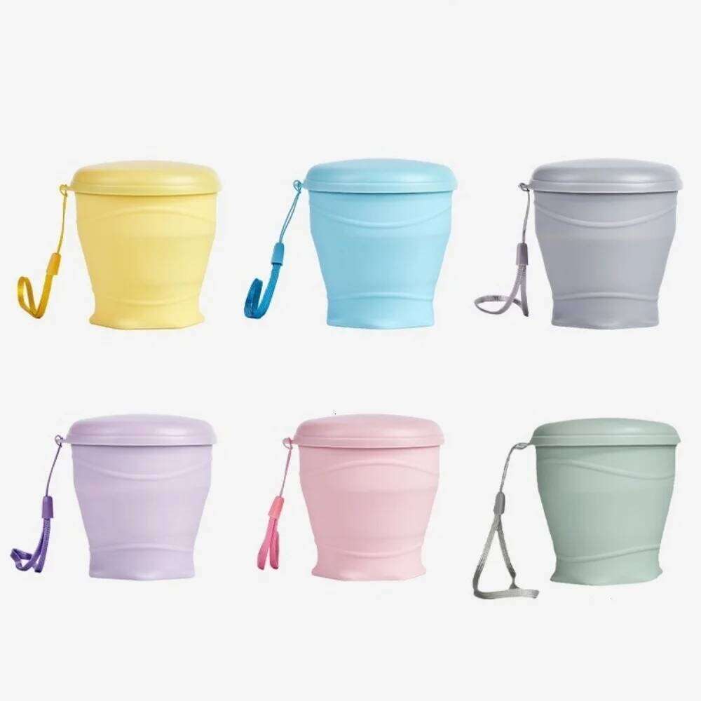 1pc Simple And Practical Outdoor Portable Camping Water Travel Business Mouthwash Foldable Silicone Cup Z260313