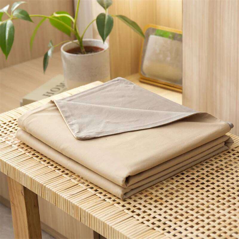 100% Cotton Simple Plain Bedding Set 3Pcs, 1 Duvet Cover with Zipper, Pillow Cases,Easy Care,1 and 2 People Bed Sizes H260312 - view 3