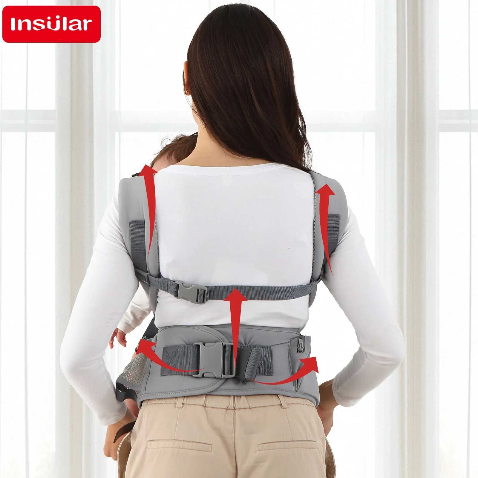 Baby Four Seasons Style Carrier Multi-functional Child Waist Stool Breathable Waist Stool With Hip Seat Front Hold Portable 0-2Y X260313