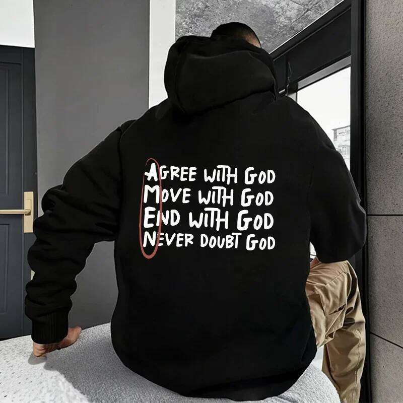The best-selling Christian God print is high-quality, casual and fashionable hoodie for men, a street Harajuku top Z260315