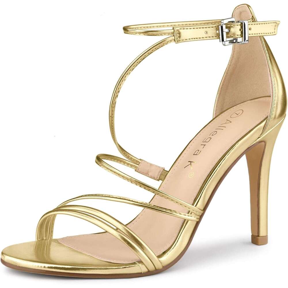 Women S Party Strappy Stiletto High Heels Sandals MOJIDASHU