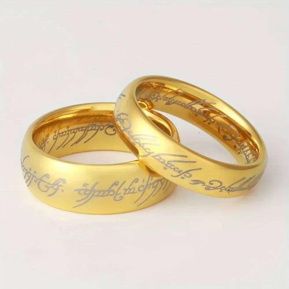 Language Stainless Steel Rings for Unisex Fashion Accessories Jewelry H260312