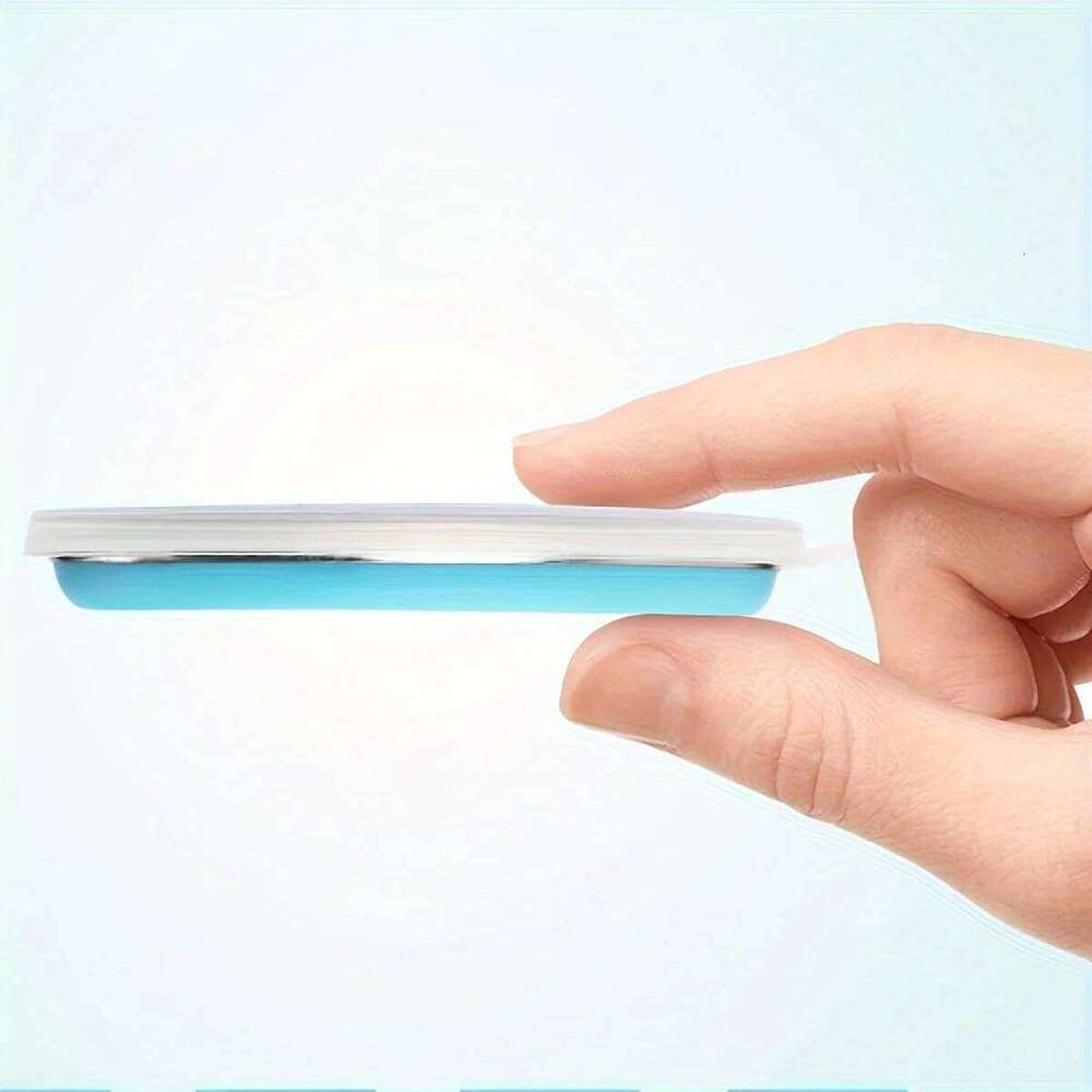 Blue Food Grade Good-looking Drinking Travel Portable Folding Mouthwash Cup One Pack Z260314