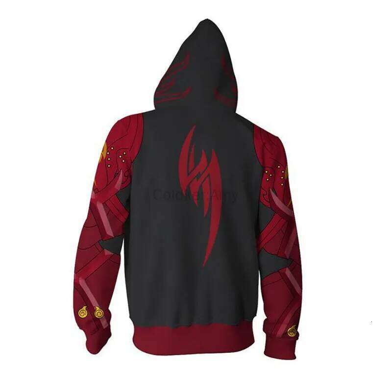 Zip Hoodie Men's and Women's Casual Halloween 3D Printed Hoodies Robot Sweatshirts Games Anime Cosplay Costume Z260314