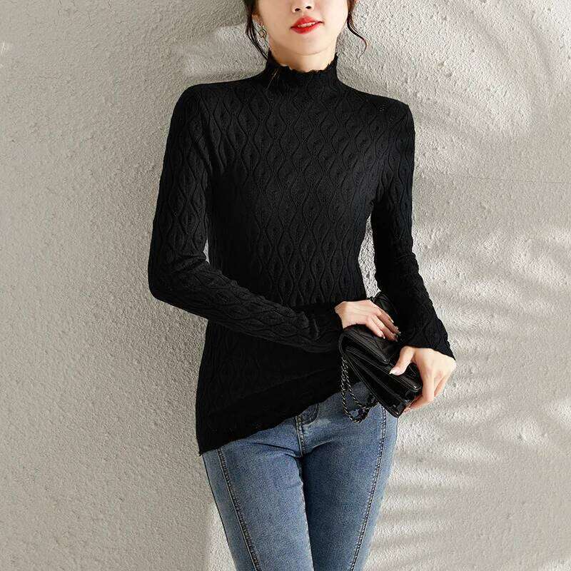 Winter Long Sleeve Women Sweater Autumn Turtleneck Knitted Tops Fashion Elegant Casual Jumper Pullovers Knitwear Z260314