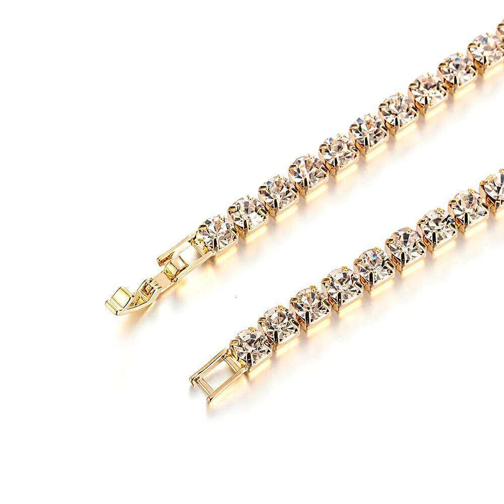 Elegant Cuban Zircon Necklace Clavicle Chain CZ Diamonds Dazzling Shiny Bling Pendant Women Fashion Wedding Jewelry H260312