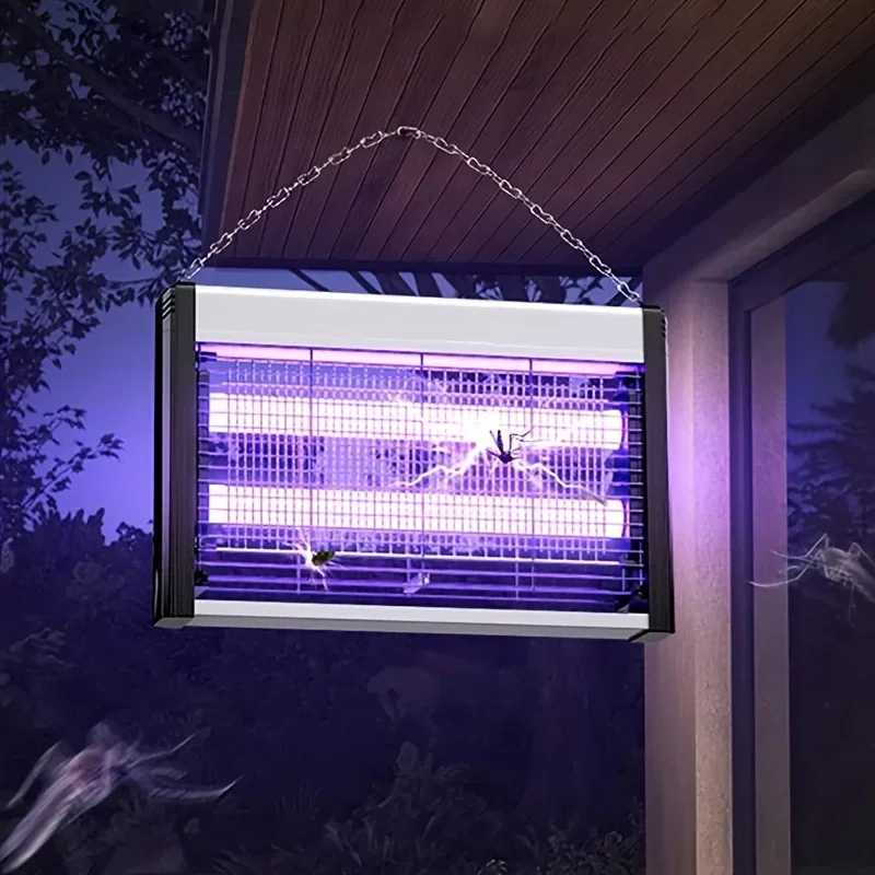 20W/30W/40W Wall Mounted Mosquito Killer Lamp EU Plug Electric Mosquito Killer Suitable for Indoor Kitchen Bedroom Living Room H260313