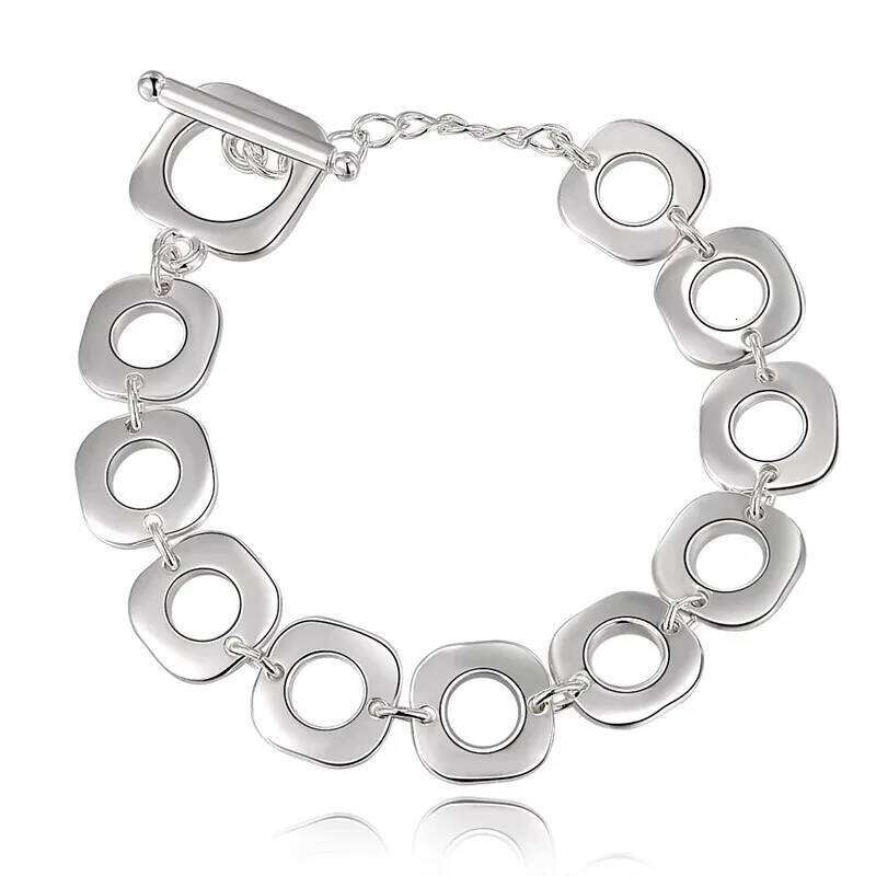 fashion design 925 Sterling Silver Bracelets for women Men Jewelry high quality factory price popular Gifts Z260313