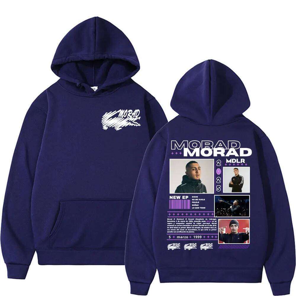 New Tour Hoodies Men Women Harajuku Hip Hop Pop Music Street Sweatshirt Rapper Morad MDLR Album Comfort Casual Fleece Pullovers Z260314