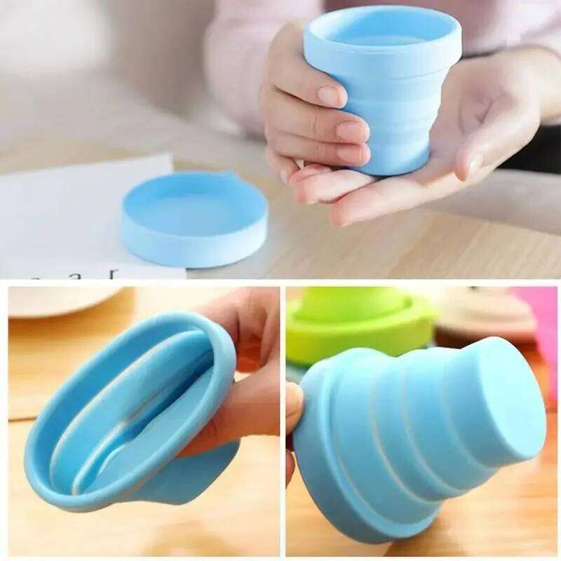 Portable Travel Folding Silicone Foldable Traveling For Outdoor Pet Camping Drinkware Water Cup Z260314