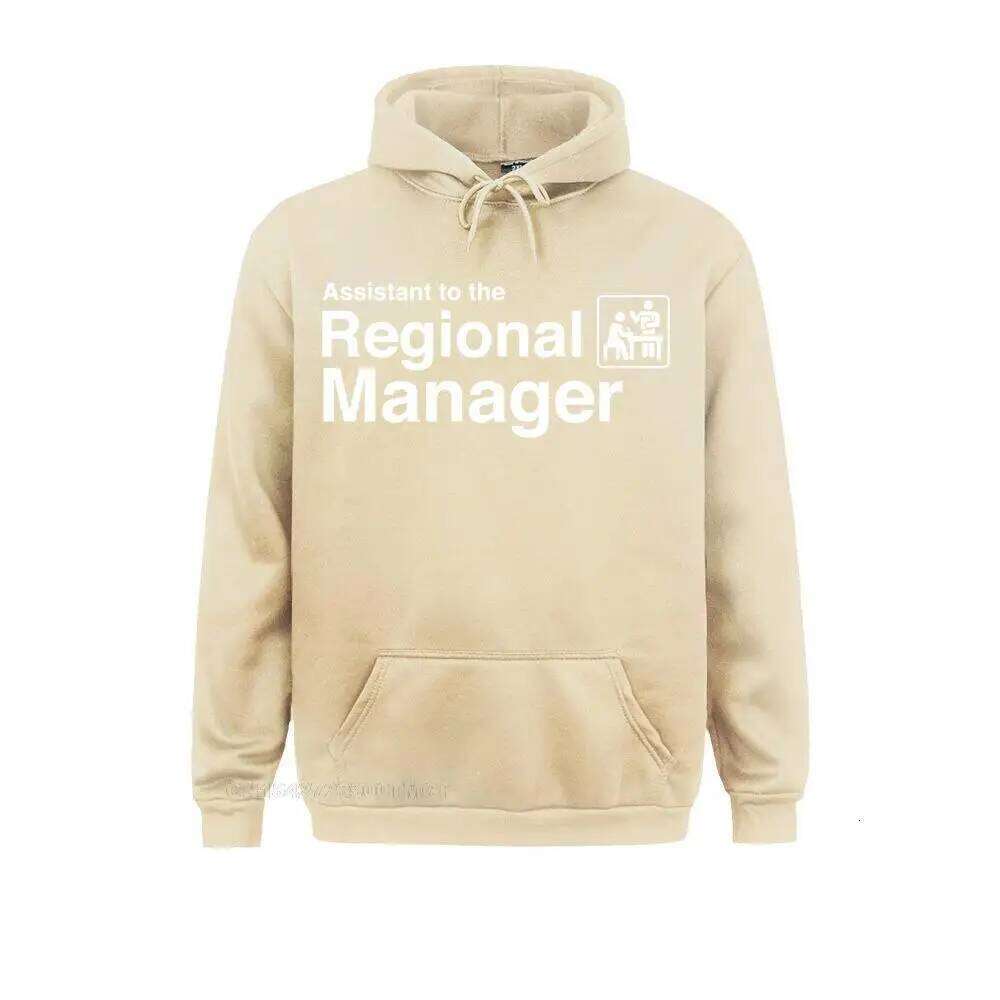 Funny Assistant to the Regional Manager Office Pullover Hoodie Sweatshirts for Men Hoodies Fashion Graphic Hoods Birthday Z260314