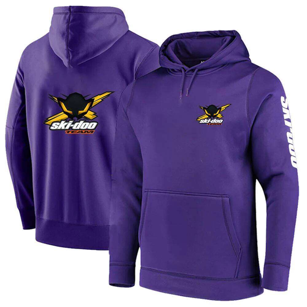 2025 New Printing Men Ski Doo Can-am Spring and Autumn Style Solid Color Pullover Hoodies Loose Fashion Clothing Hooded Tops Z260314