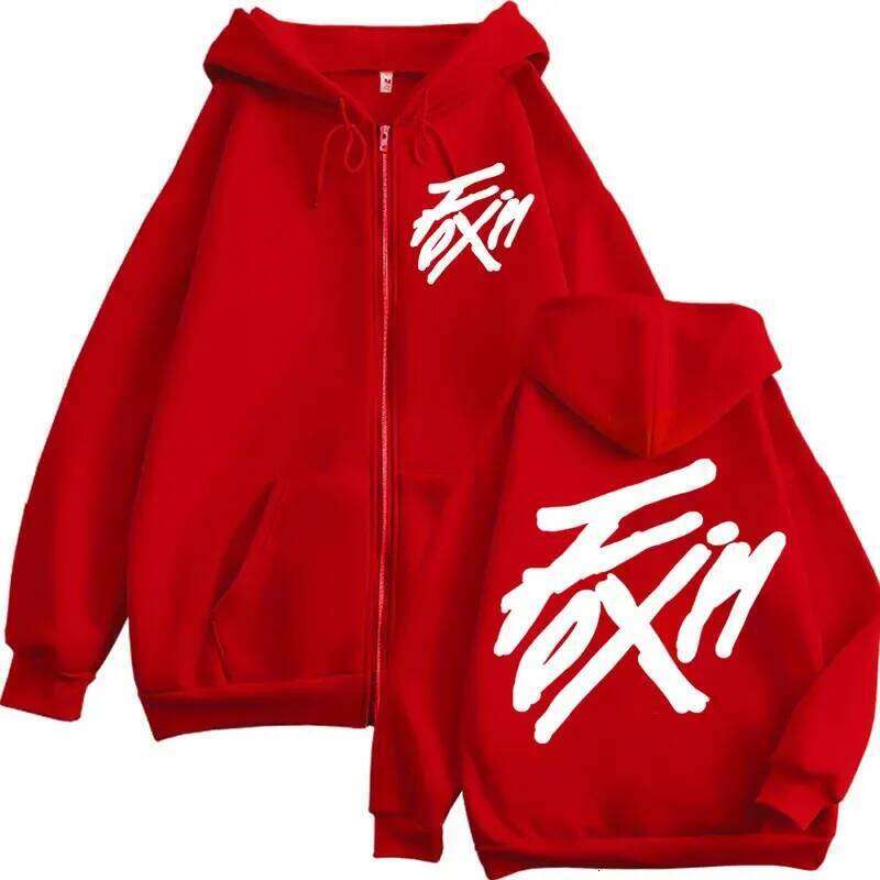 2025High-quality Fashion Trend Casual Personality Printed Zipper Hoodie Unisex Loose Comfortable Sports Sweatshirt Z260314