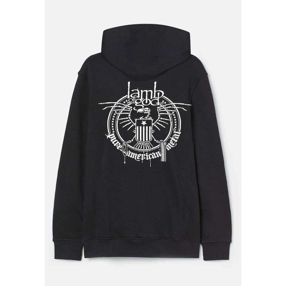 Lamb of God Skeleton Eagle Hoodie 2026 Autumn Winter High-end Luxury Is for Both Men and Women Z260314