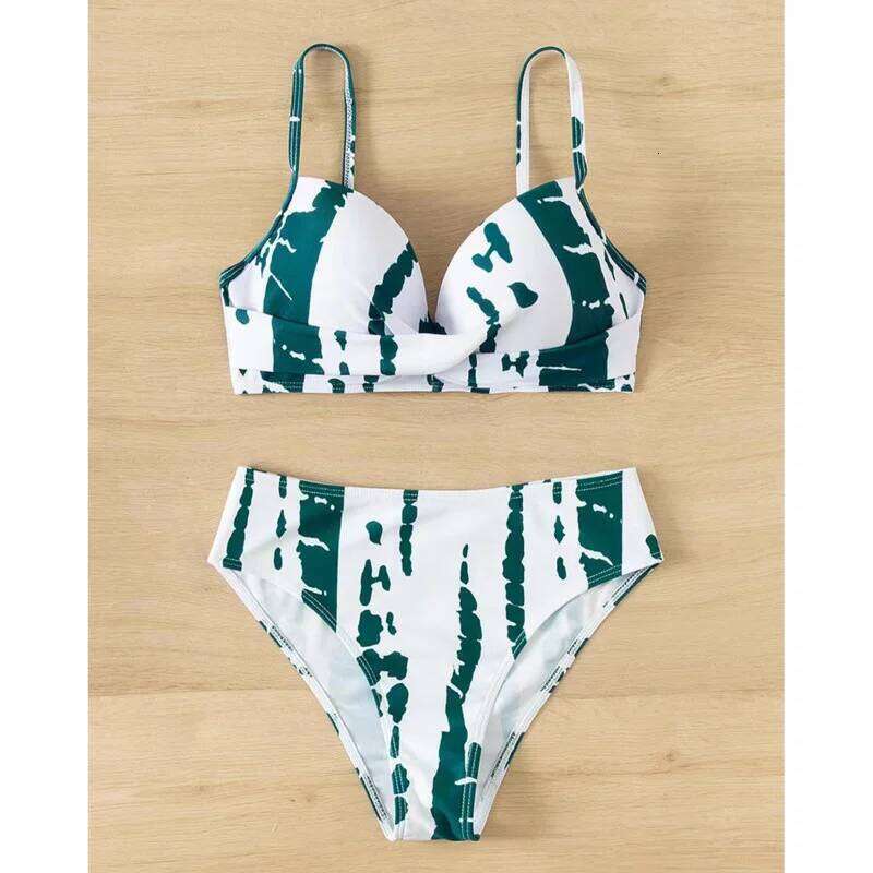 Sexy Print Push Up Bikinis 2026 Women's Swimwear Female Swimsuit Swimming Bathing Suits Brazilian Bikini Set Beachwear Bather Y260303
