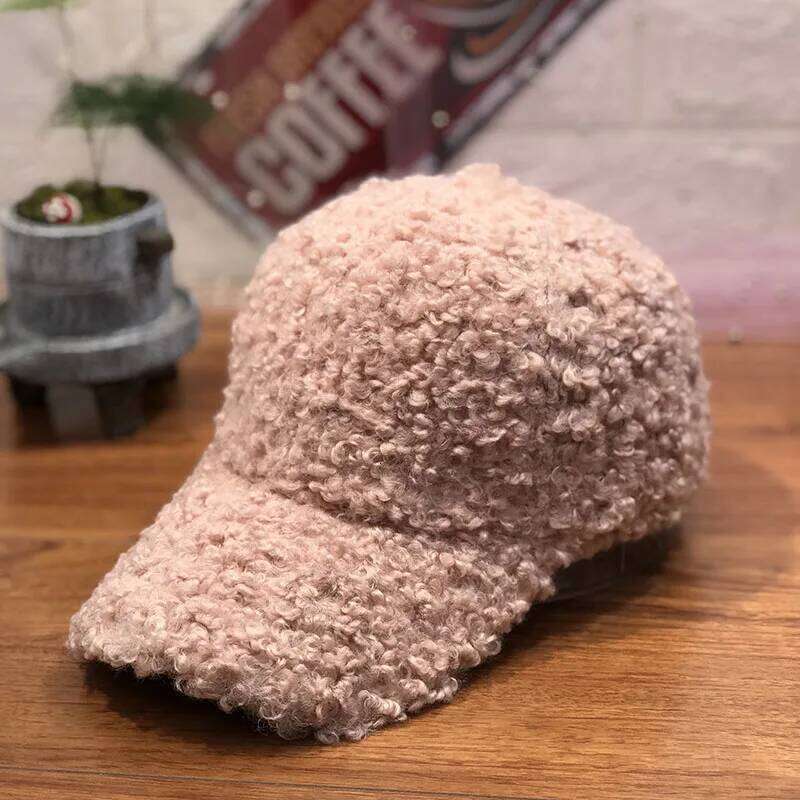 New Casual Outdoor Warm Winter Girl Women Adjustable Animal Pattern Faux Fur Baseball Cap Cotton Hip-Hop Hat Visor 55-59cm Z260313