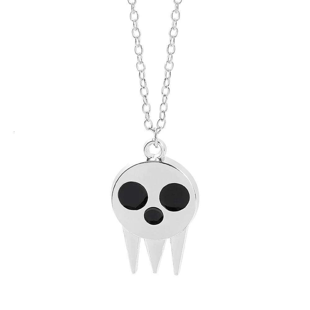 Comics SOUL EATER Death Kid the Same Skull Horror Style Souvenir Props Jewelry Necklace Gift for Fans H260312