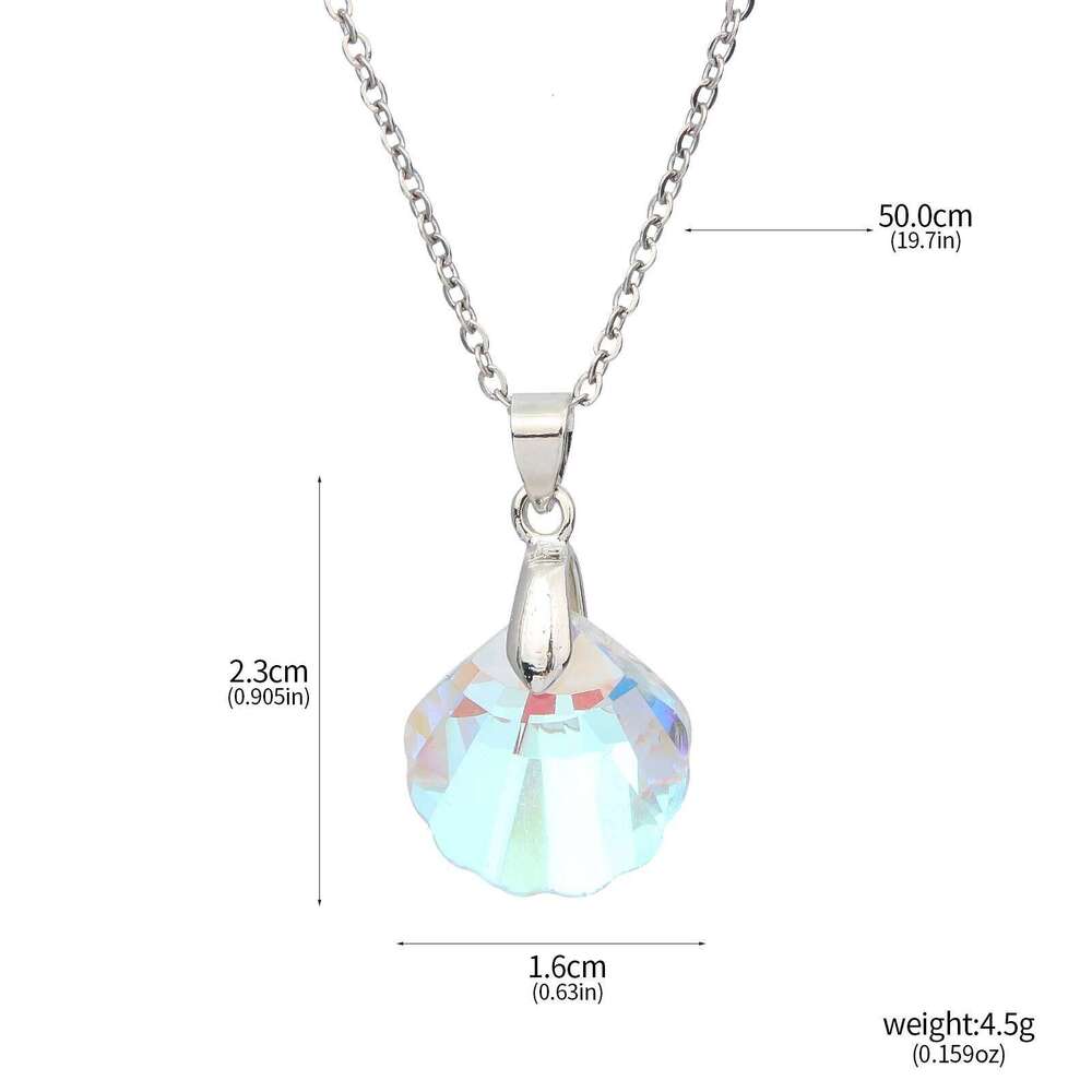 Game and Deepspace Rafayel Gemstone Shell Pendant Necklace for Women Men Cosplay Jewelry Gifts H260312