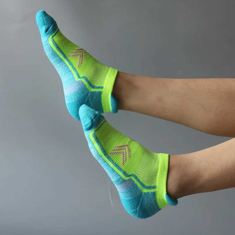 Running Socks For Women Color Matching Four Seasons With Movement Stockings Looped Breathable Short Help wear-resisting D260313