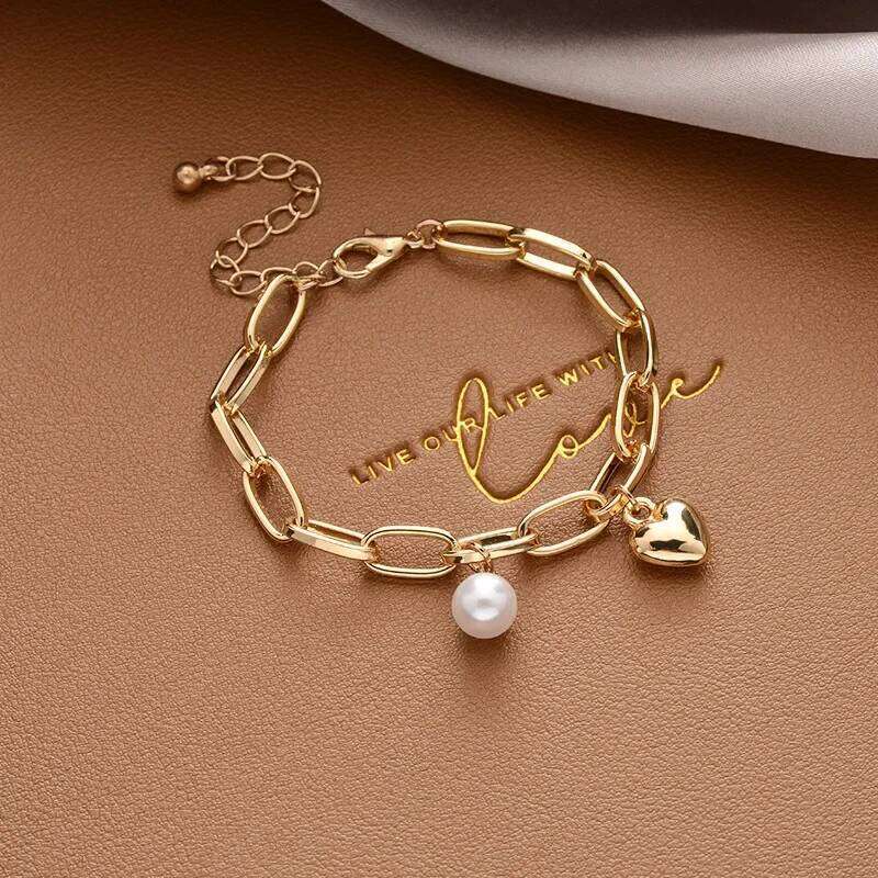 Korea New Fashion Letter Star Pendant Woman Simple Vintage Stainless Steel Bracelet Luxury Original Jewelry Accessories Z260313