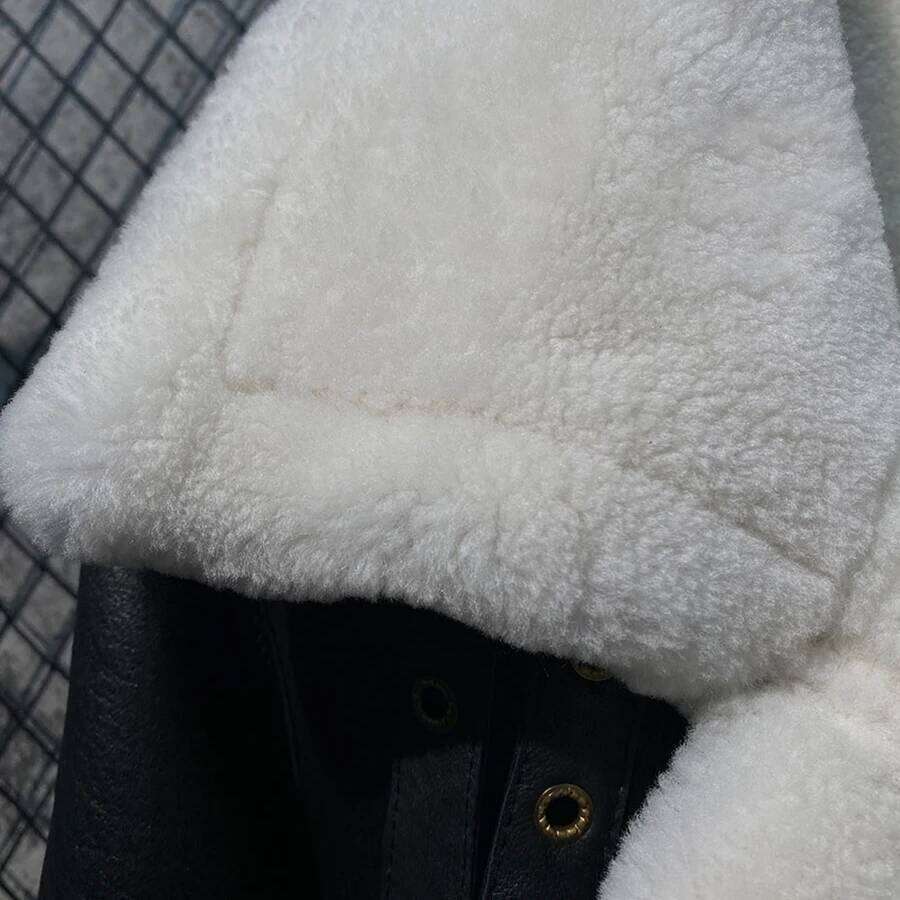 Men's Winter Leather Jacket Sheepskin High Quality Real Fur Coat Men Natural fur Z260313