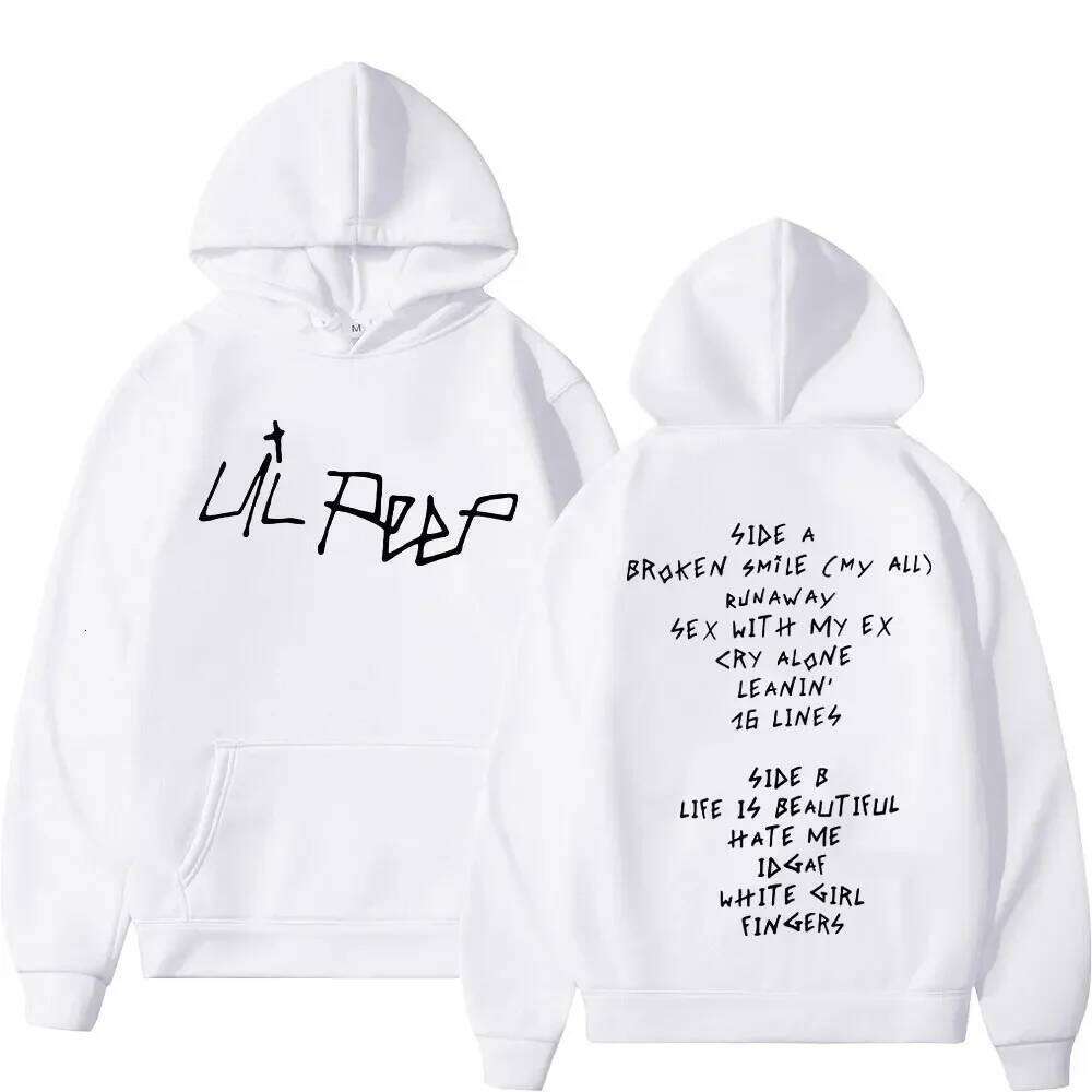 Pop rapper Lil Peep prints fashionable pullover, casual hip-hop men women, warm hoodie for autumn and winter Z260314