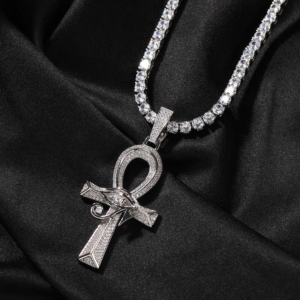 With Box Hip-Hop Vintage Cute Spring New Eye of Horus Ankh Cross Design Pendant Retro Versatile Dainty Free gift