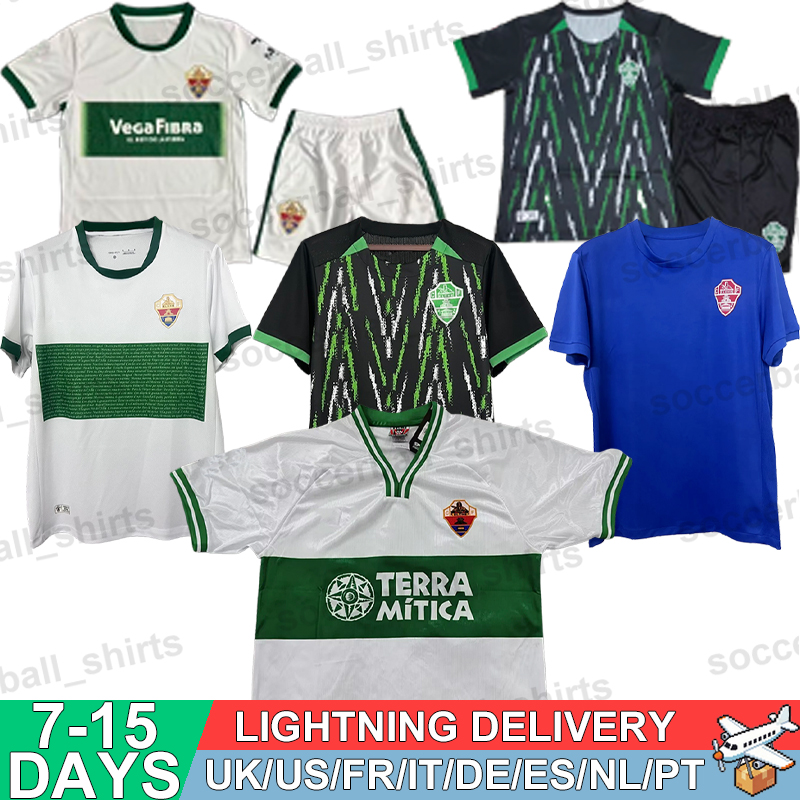 Elche Jerseys 25 26 Football Soccer Jerseys Retro Football Shirts Tops Kits Men Kids Women Fans Player 3XL 4XL