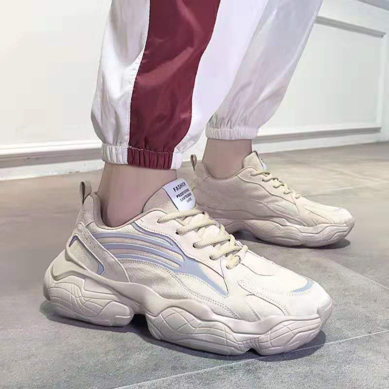 2026New Trendy Shoes Dad Shoes Shoes Men s Korean Version Trendy Student Versatile Sports Reflective Height Increasing Shoes