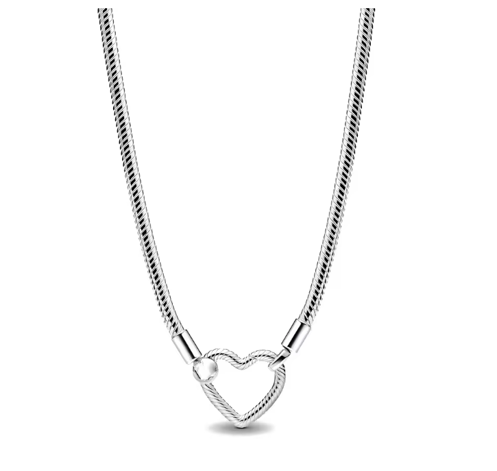 925 Sterling Silver Classic Snake Chain Necklace For Women Suitable For Pendant Charms beads DIY for women Fashion Jewelry Gifts