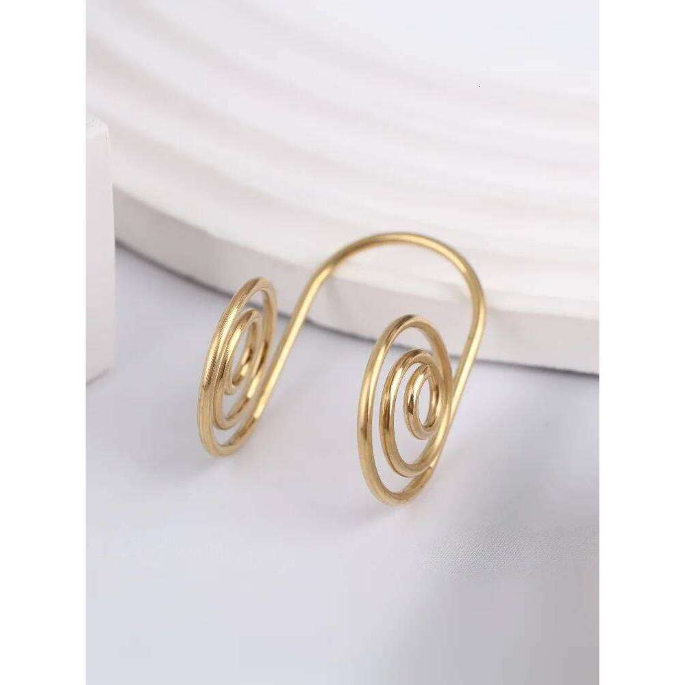 Adjustable Metal Portable Jewelry Accessories Palm Handmade Reiki Energy Spiral Hand Ring Gift H260312