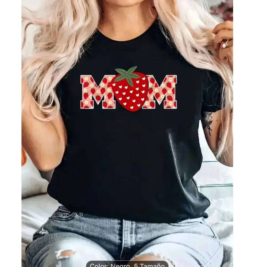 Cotton 100% Day Round-neck Short-sleeved T-shirt Beautiful Women's Clothing Gift Graphic T Shirts Z260314