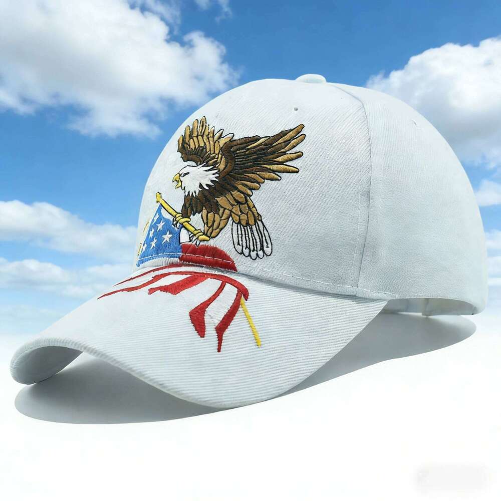 Hot Sale USA Flag Eagle Embroidery Baseball Cap Women Fashion Casual Sun UV Protection Outdoor Travel Visor Hat Z260313