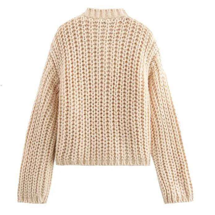 Women Autumn Winter Knitted Female Casual Button Pocket Long Sleeve Sweater Lady Fashion Loose Cardigans Coats Z260313