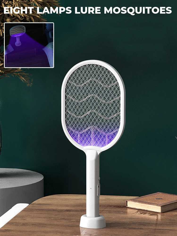 Household Electric Mosquito Swatter USB Rechargeable Mosquito Trap Powerful Mosquito Lamp H260313