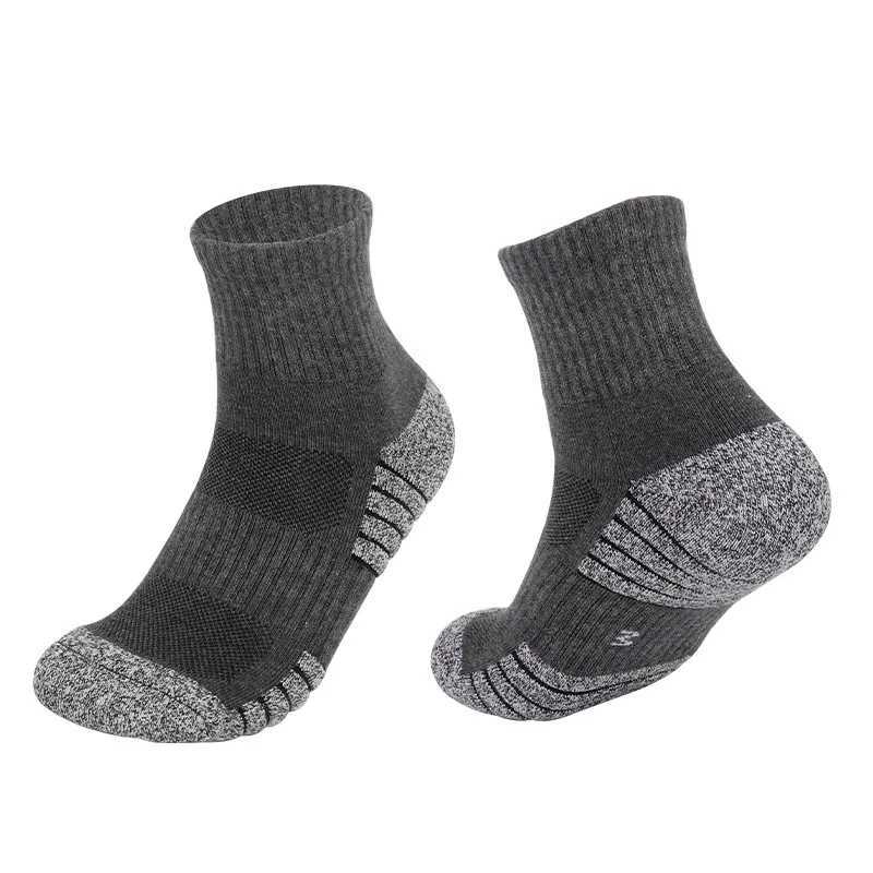 Men Women Cotton Running Socks Thick Towel Bottom Hiking Sports Socks Ankle-In-Tube Tennis Walking Badminton Socks D260313