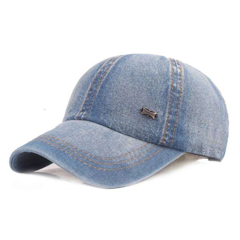 Vintage Washed Cotton Baseball Men Women Denim Dad Hat Adjustable Trucker Style Low Profile Casual Travel Cap Z260314