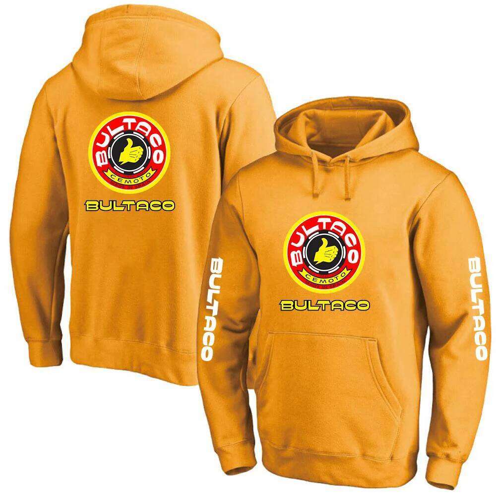 Bultaco Cemoto Motorcycles Men Spring And Autumn Solid Color Pullover Hoodie Fashion Printed Comfortable Hooded Simplicity Tops Z260314